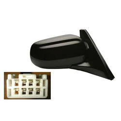 2000 Mazda Protege : Side View Mirror Painted - Image 4