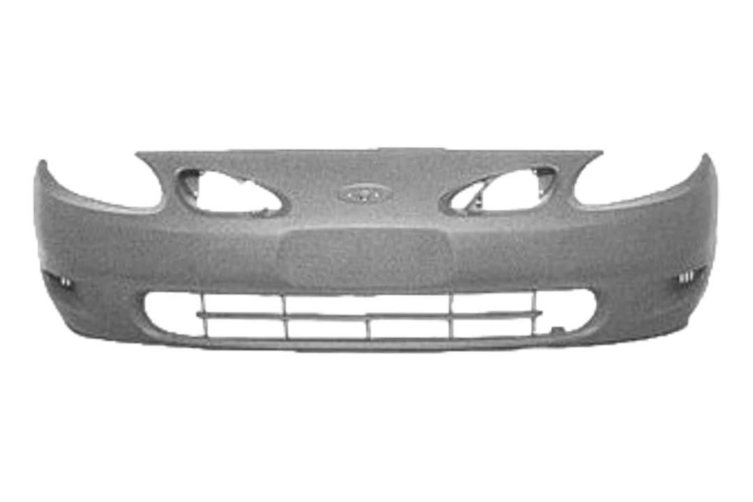 1998-2002 Ford Escort : Front Bumper Painted - Image 2