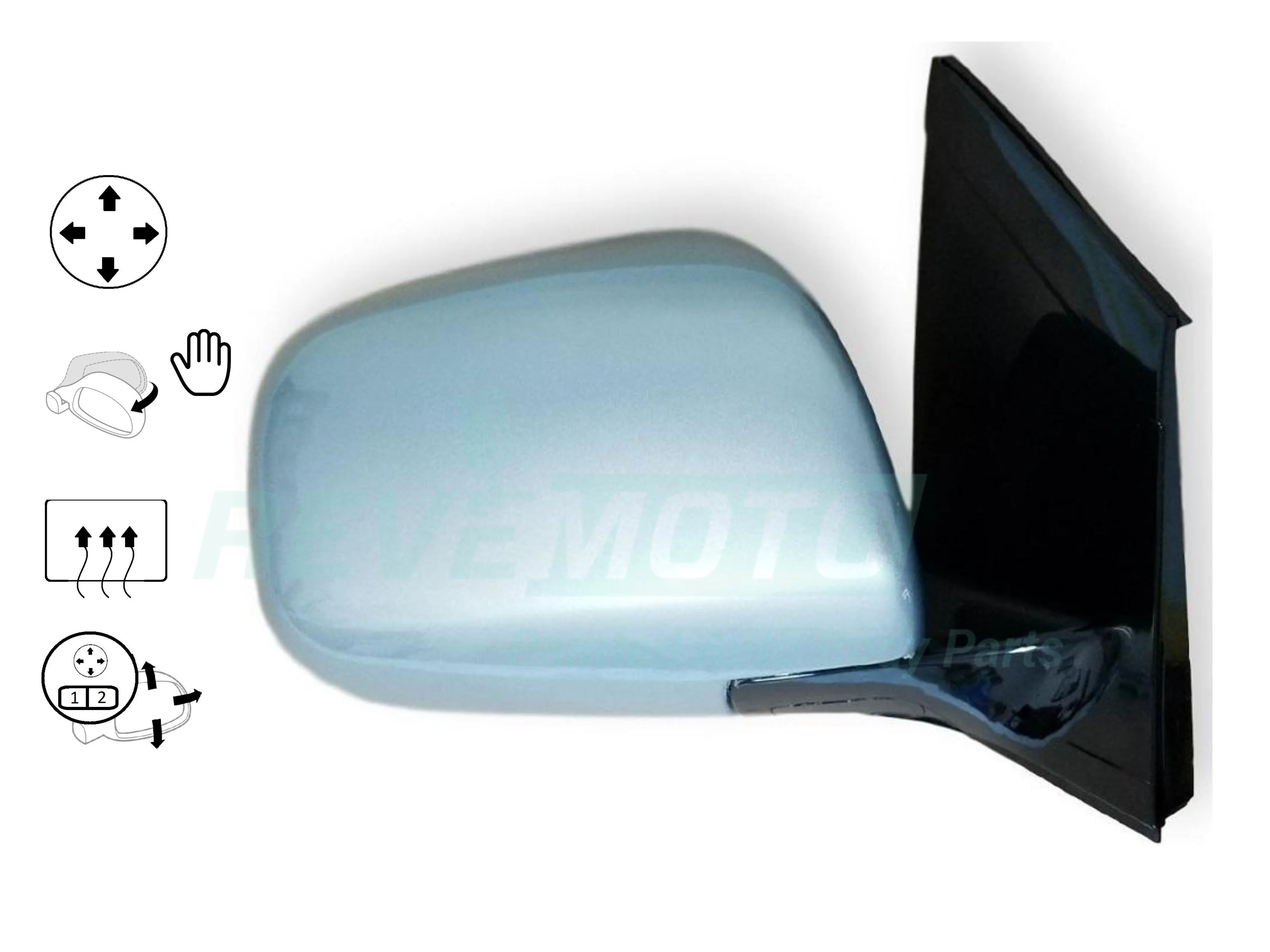 2008 Lexus RX400H : Side View Mirror Painted - Image 10