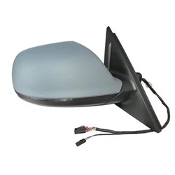 2009 Audi Q5 : Side View Mirror Painted (WITHOUT: Lane Departure Warning System) - Image 3