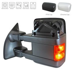 2012 Ford F250 : Side View Mirror Painted (Left, Driver-Side) - Image 2