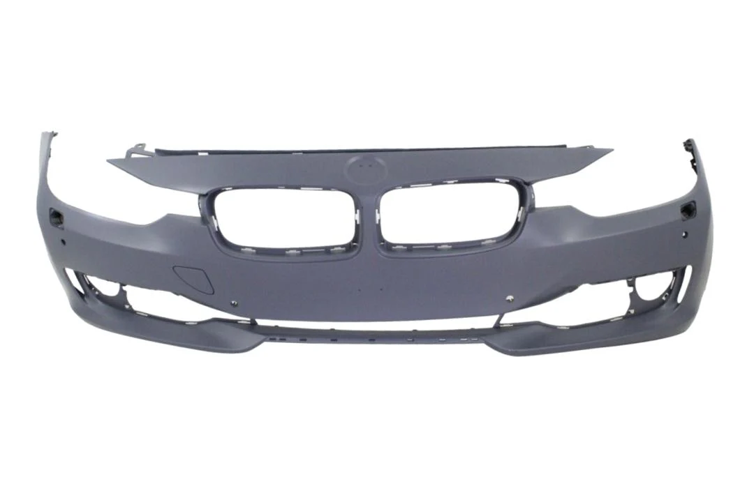2012-2015 BMW 3-Series : Front Bumper Painted (Aftermarket | WITHOUT: Park Assist Sensor Holes) - Image 3