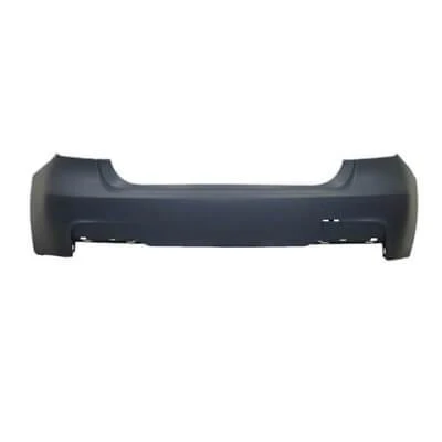 2013 BMW 3-Series : Rear Bumper Painted (Sedan | WITH: Park Assist Sensor Holes, Molding Holes) - Image 2