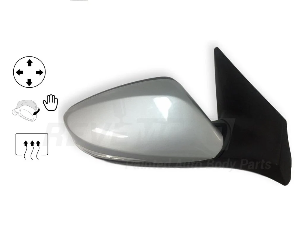 2013 Hyundai Elantra : Side View Mirror Painted (Right, Passenger-Side) - Image 4