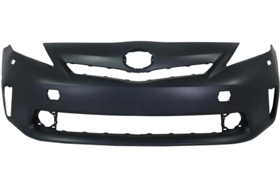 2012-2014 Toyota Prius V : Front Bumper Painted (WITHOUT: Park Assist Sensor Holes) - Image 3