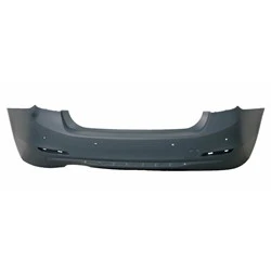 2015 BMW 3-Series : Rear Bumper Painted (Sedan | WITH: Park Assist Sensor Holes, Molding Holes) - Image 2
