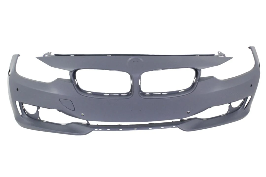 2012-2015 BMW 3-Series : Front Bumper Painted (WITH: Molding Holes | WITHOUT: 2 Park Assist Sensor Holes) - Image 3