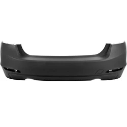 2015 BMW 3-Series : Rear Bumper Painted (Sedan | WITHOUT: Park Assist Sensor Holes, Molding Holes) - Image 2
