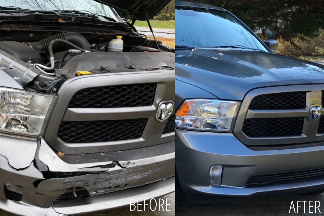 2013-2018 Dodge Ram 1500 : Front Bumper Painted - Image 9