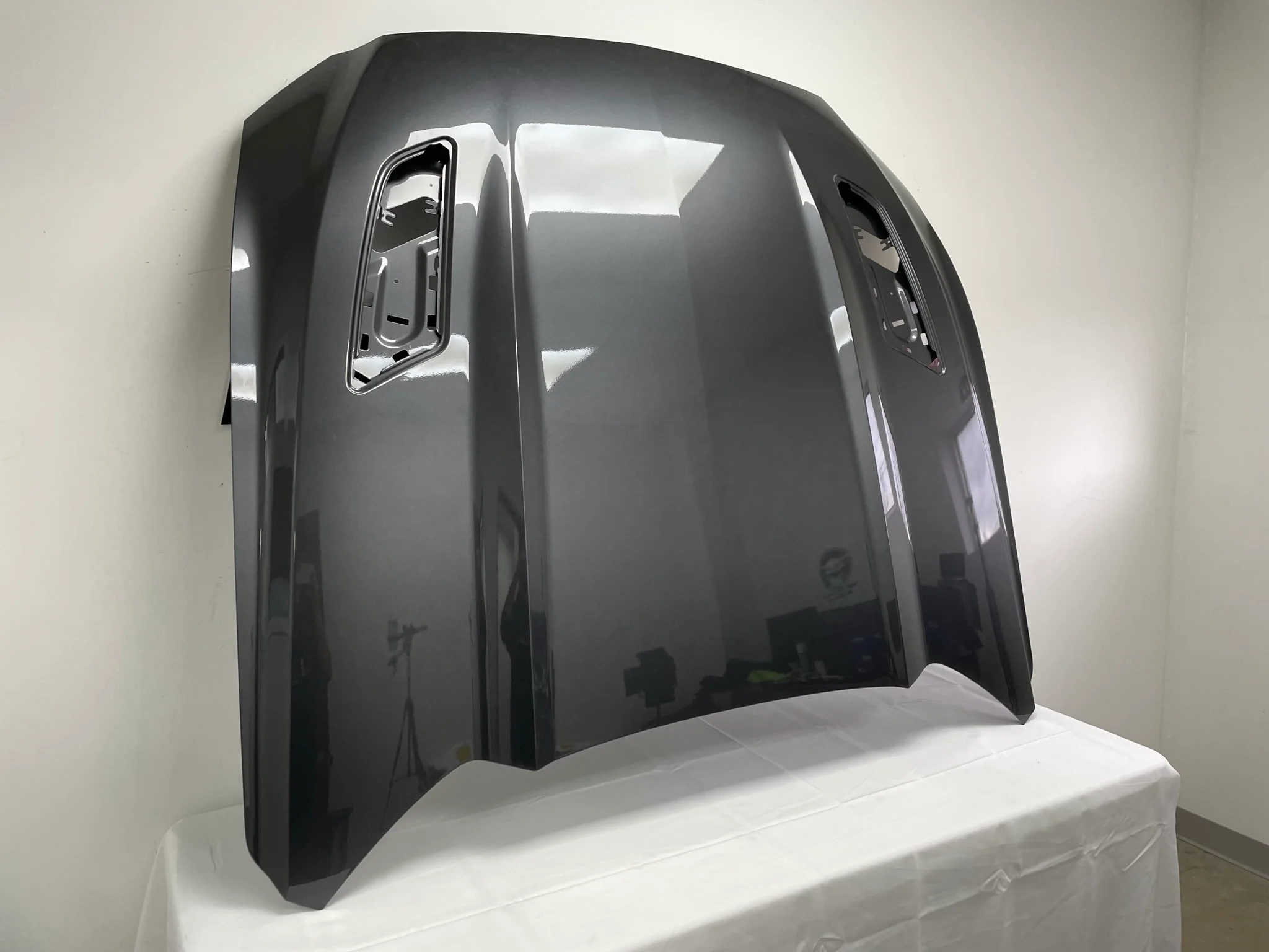 2015-2017 Ford Mustang : Hood Painted (WITH: Scoop Option) - Image 2
