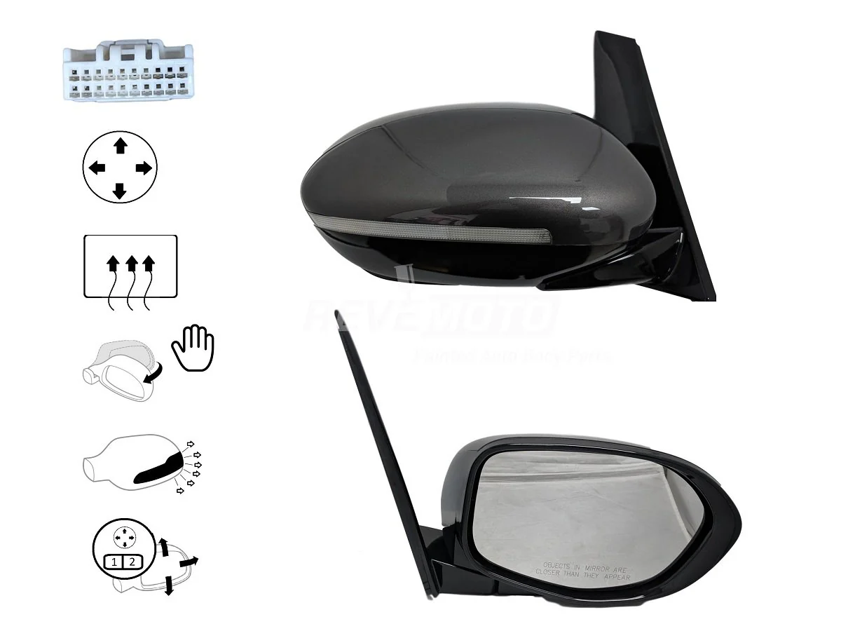 2015 Honda Odyssey : Side View Mirror Painted - Image 4