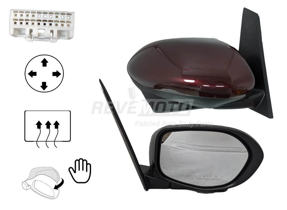 2015 Honda Odyssey : Side View Mirror Painted - Image 5